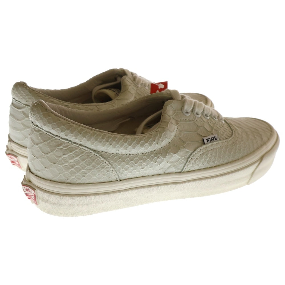 VANS(ヴァンズ) 2016 × WTAPS VAULT OG ERA LX ANACONDA/WHITE ダブルタップス ボルト エラ アナコンダ レザー ローカットスニーカー ホワイト US9.5/27.5cm VN000OZDKBW