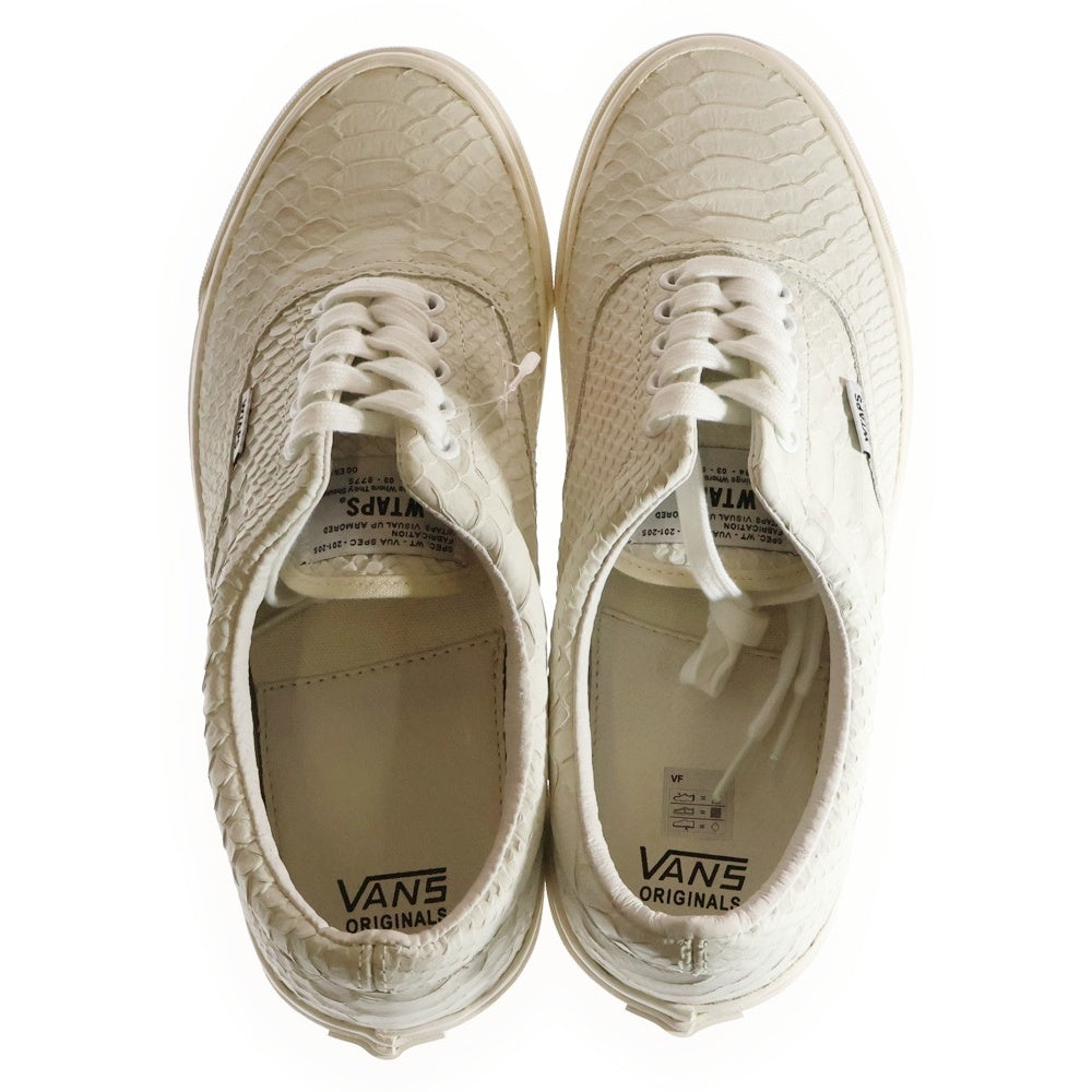 VANS(ヴァンズ) 2016 × WTAPS VAULT OG ERA LX ANACONDA/WHITE ダブルタップス ボルト エラ アナコンダ レザー ローカットスニーカー ホワイト US9.5/27.5cm VN000OZDKBW