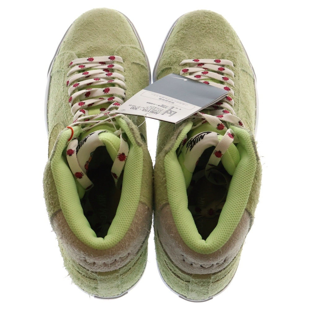NIKE SB(ナイキエスビー) × Flog Skateboards QS SB Zoom Blazer Mid フロッグ スケートボード ズーム ブレーザー ミッドカットスニーカー グリーン US9.5/27.5cm AH6158-300