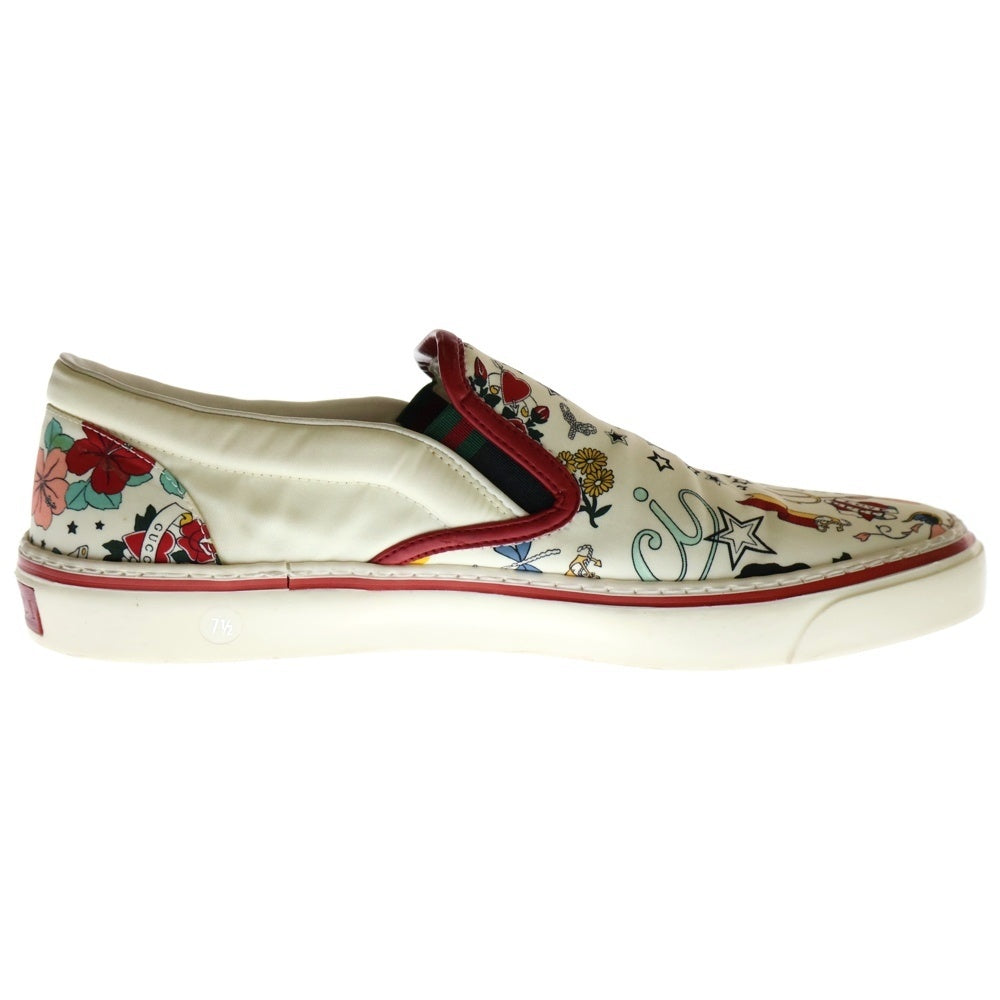 GUCCI(グッチ) 総柄デザイン スリッポン ローカットスニーカー マルチ 212225