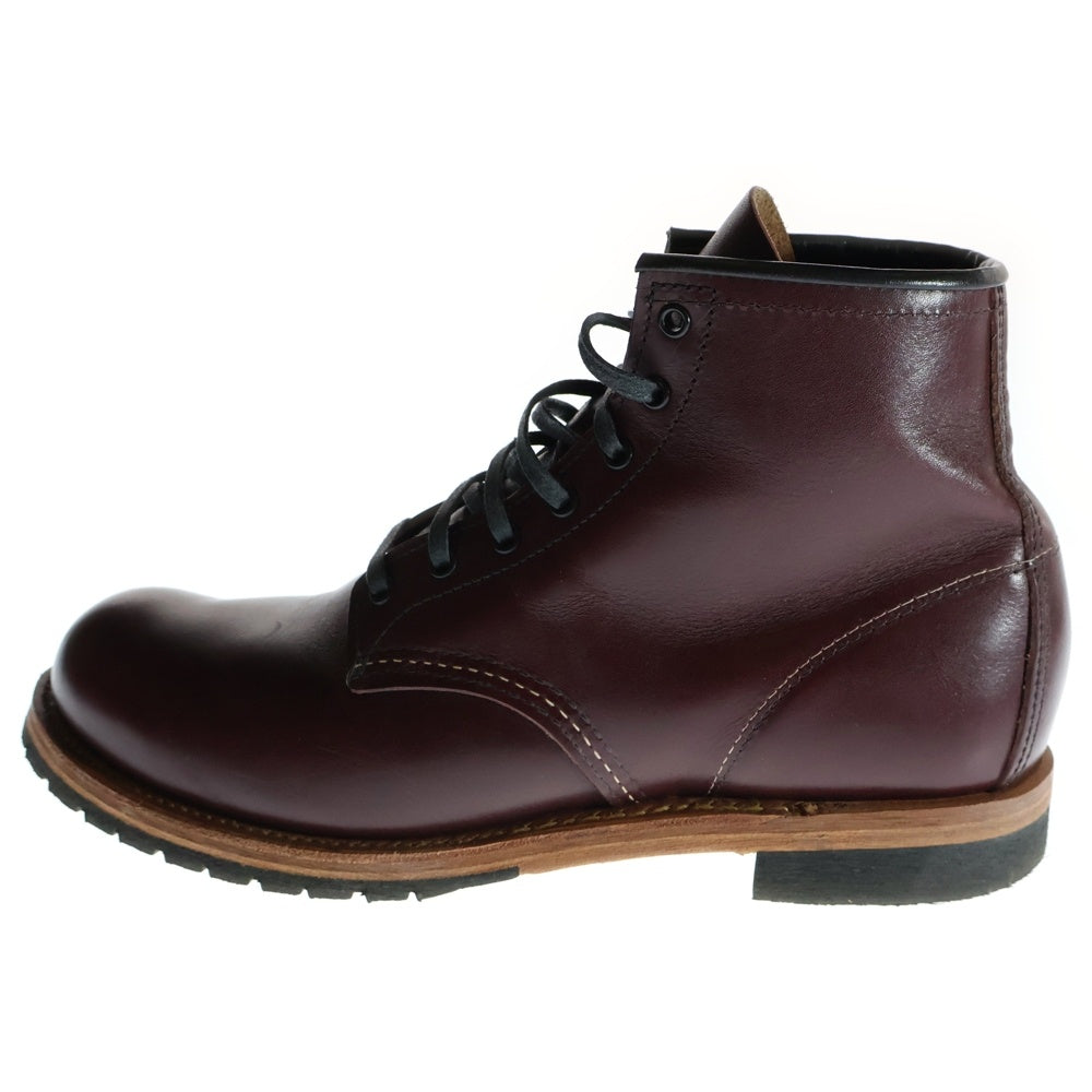 RED WING(レッド ウイング) BECKMAN BLACK CHERRY ベックマン 9411 ブラック チェリー プレーントゥ レースアップブーツ ハイカットブーツ シューズ ブラウン US9/27