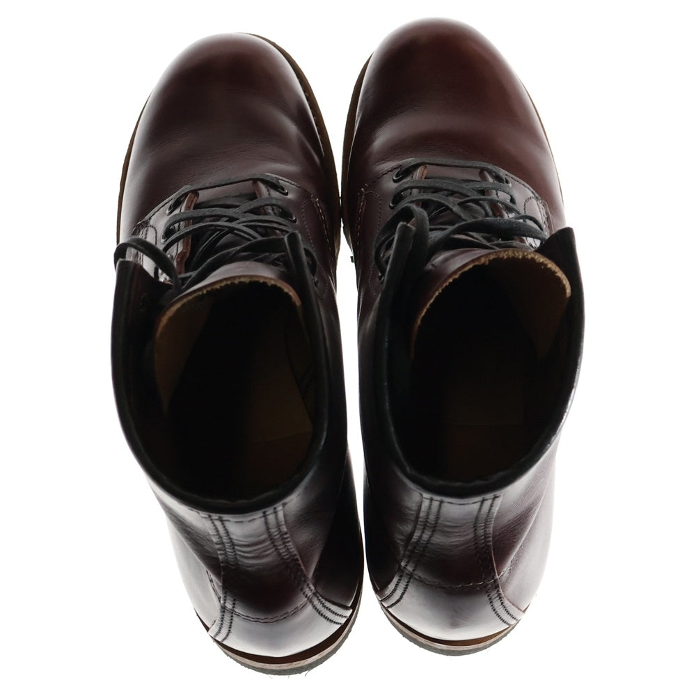 RED WING(レッド ウイング) BECKMAN BLACK CHERRY ベックマン 9411 ブラック チェリー プレーントゥ レースアップブーツ ハイカットブーツ シューズ ブラウン US9/27