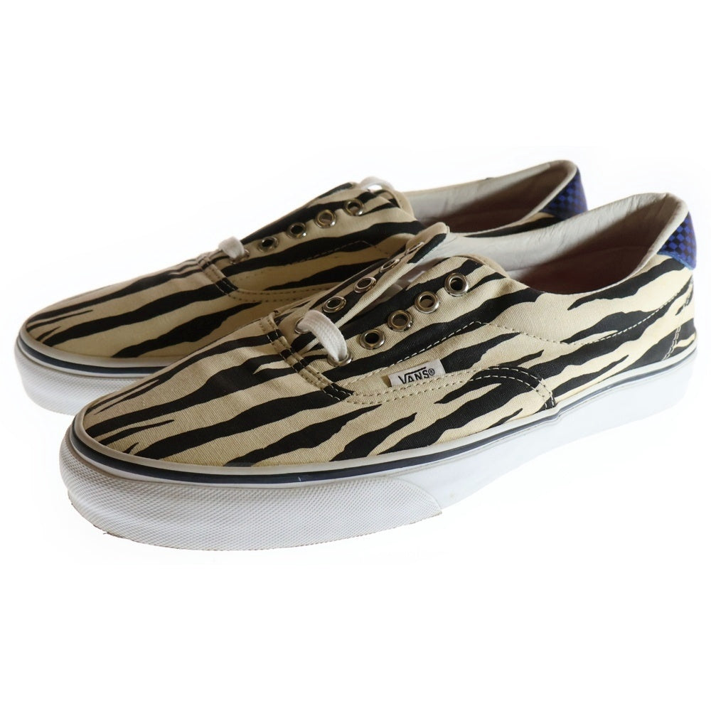 SUPREME(シュプリーム) 【2011年製 観賞用】× VANS ERA STYLE 46 ZEBRA/WHITE バンズ エラ スタイル46 ゼブラ ローカットスニーカー ブラック/ホワイト US9.5/27.5cm VN-0LO84XH