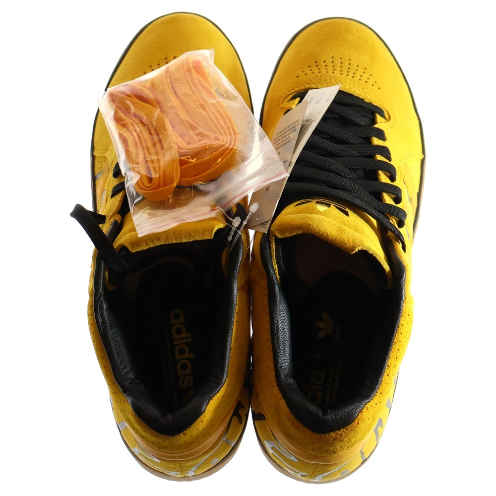 adidas(アディダス) × Fucking Awesome × Tyshawn ファッキンオーサム タイショーン・ジョーンズ スエード ミッドカットスニーカー イエロー US9.5/27.5cm FX0865
