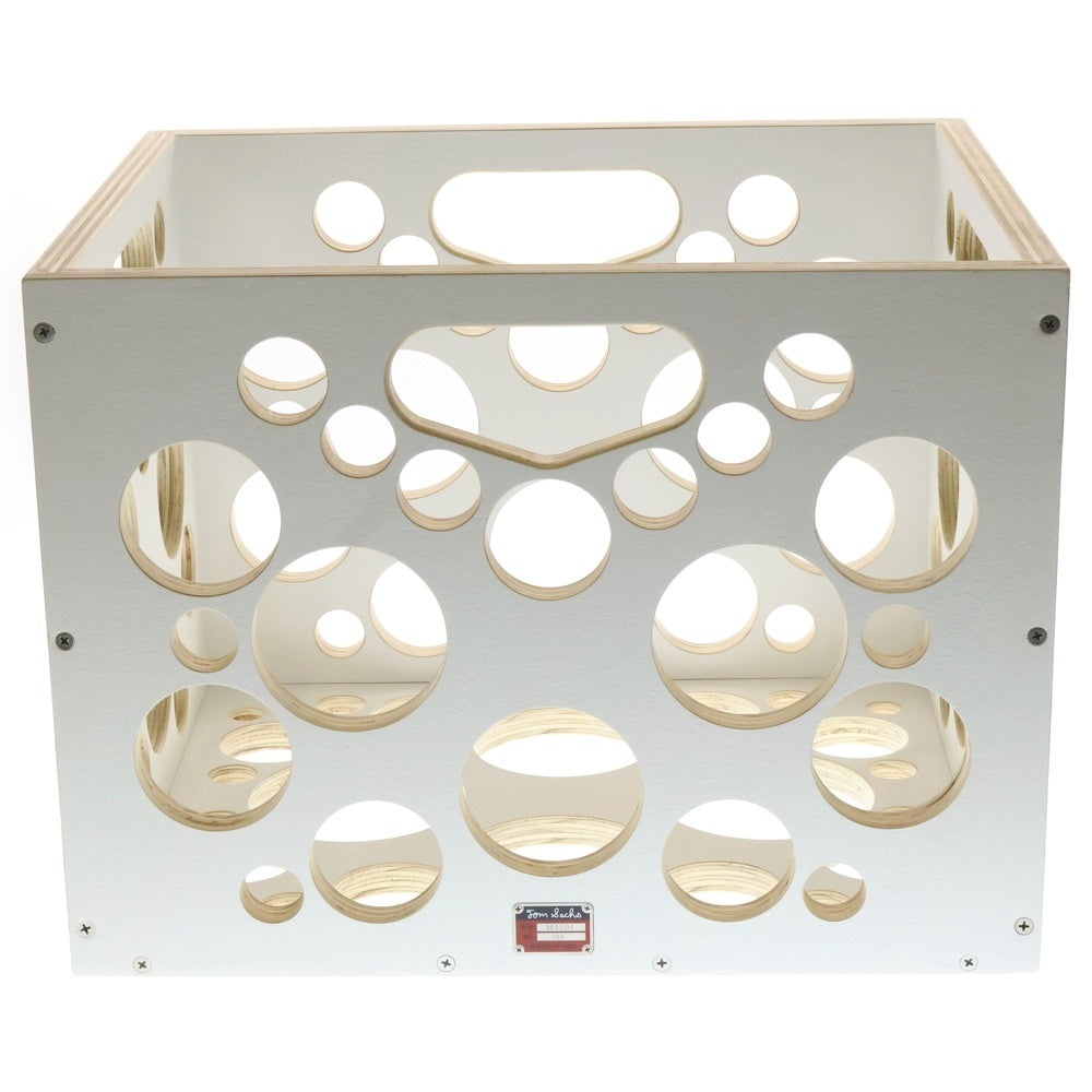 NO BRAND(ノーブランド) Tom Sachs Retail Experience Record Crate トムサックス 伊勢丹新宿90周年記念 リテールエクスペリエンス アート レコード クレート ウッドケース ナチュラル