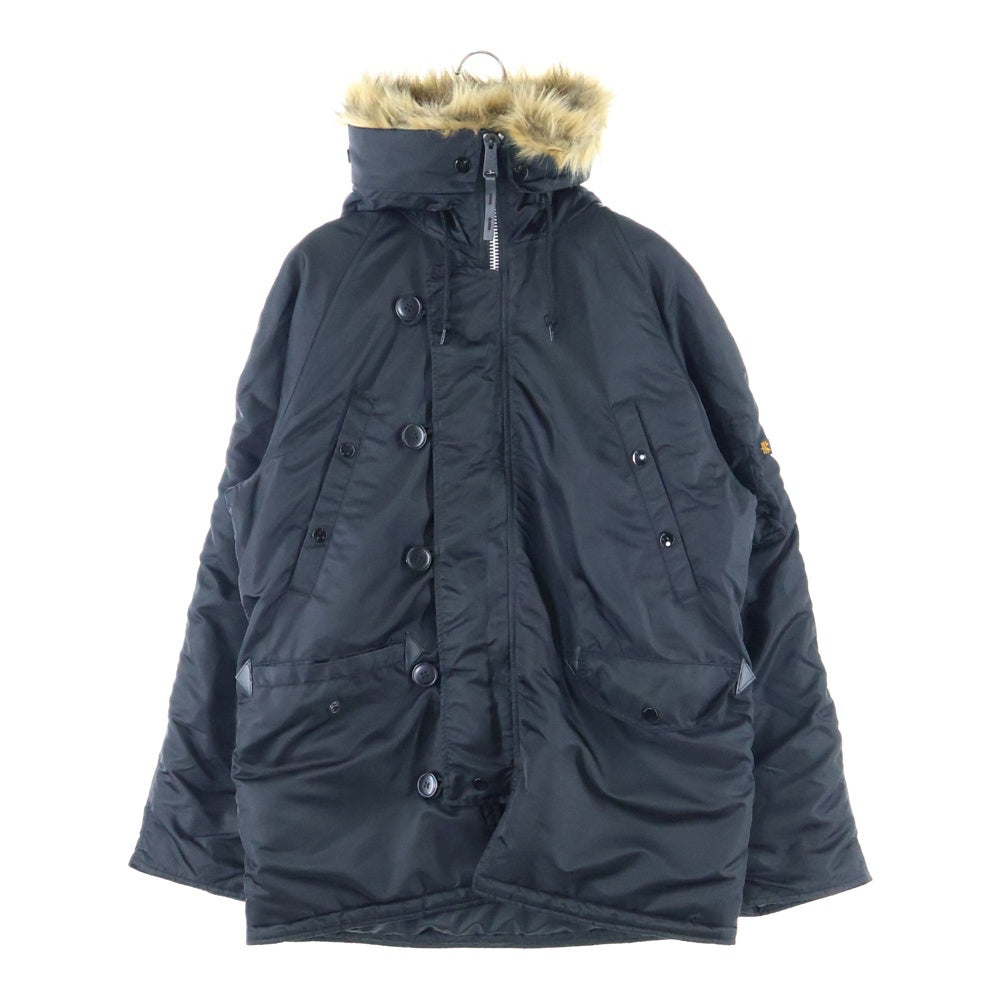 ALPHA INDUSTRIES(アルファ インダストリーズ) ナイロン フライトボンバージャケット ブラック 20024-201