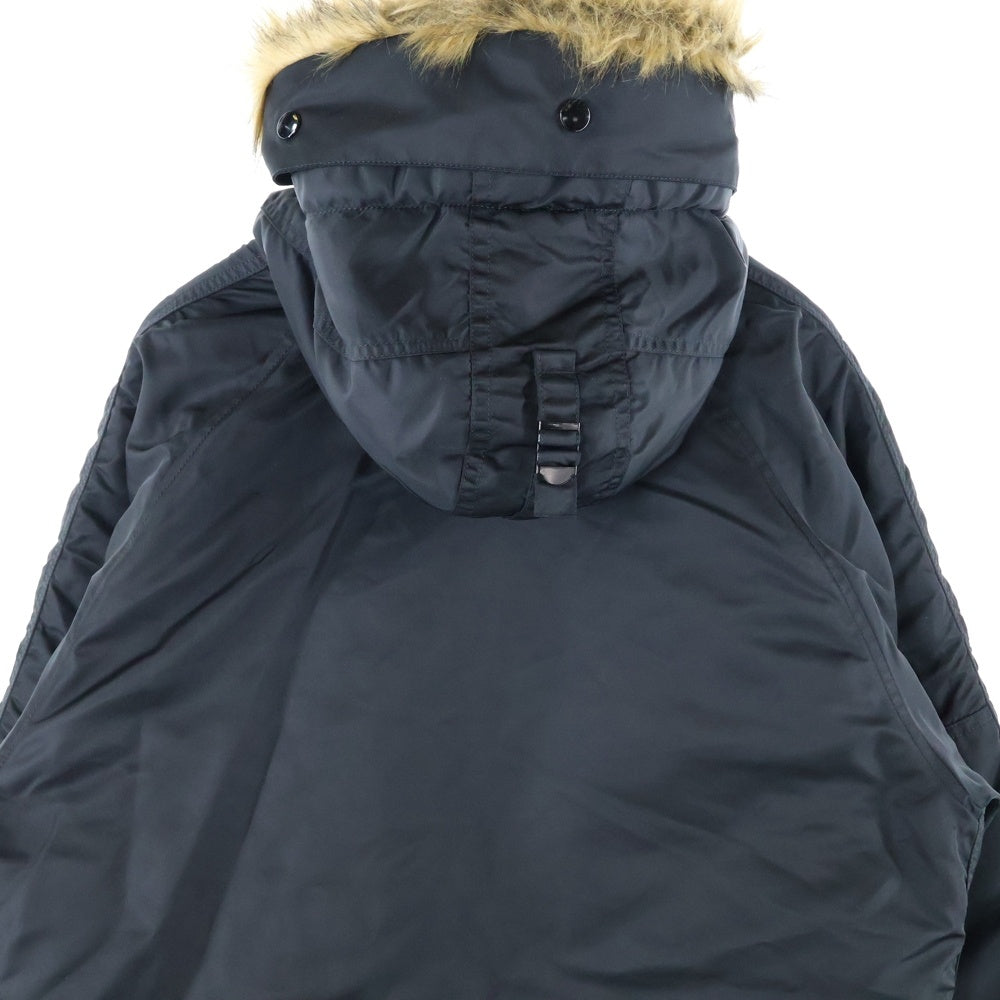 ALPHA INDUSTRIES(アルファ インダストリーズ) ナイロン フライトボンバージャケット ブラック 20024-201