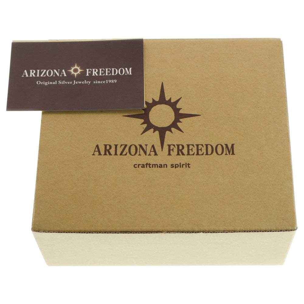 ARIZONA FREEDOM(アリゾナフリーダム) シルバーコンチョ付き 二つ折り財布 ブラウン