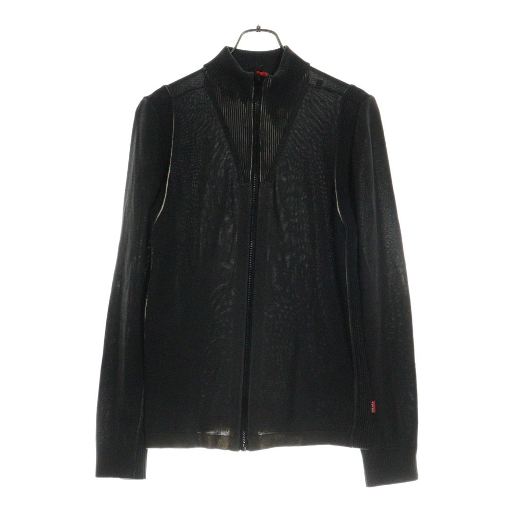 DIESEL(ディーゼル) K-DENIM-ZIP KNITWEARジップアップ ニットカーディガン グレー A15639 OGHAQ