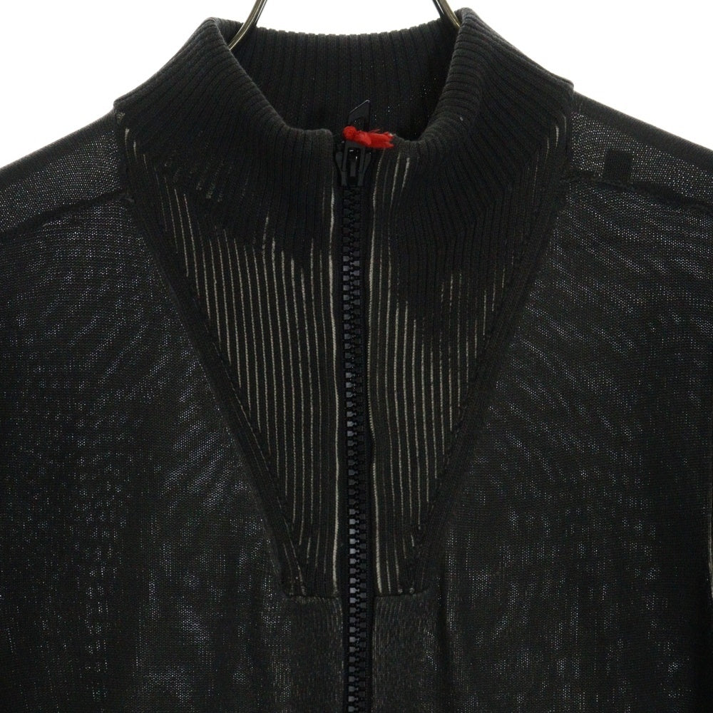 DIESEL(ディーゼル) K-DENIM-ZIP KNITWEARジップアップ ニットカーディガン グレー A15639 OGHAQ