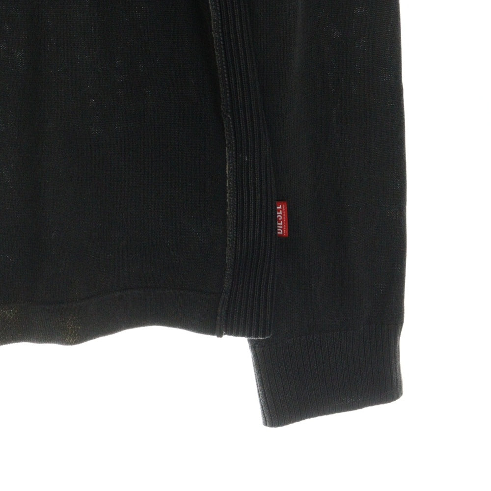 DIESEL(ディーゼル) K-DENIM-ZIP KNITWEARジップアップ ニットカーディガン グレー A15639 OGHAQ