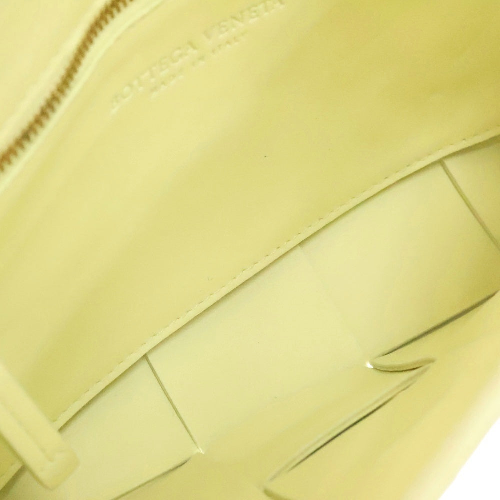 BOTTEGA VENETA(ボッテガヴェネタ) CASSETTE カセット マキシイントレチャート ラムスキン レザー ショルダーバッグ クロスボディーバッグ イエロー レディース 578004