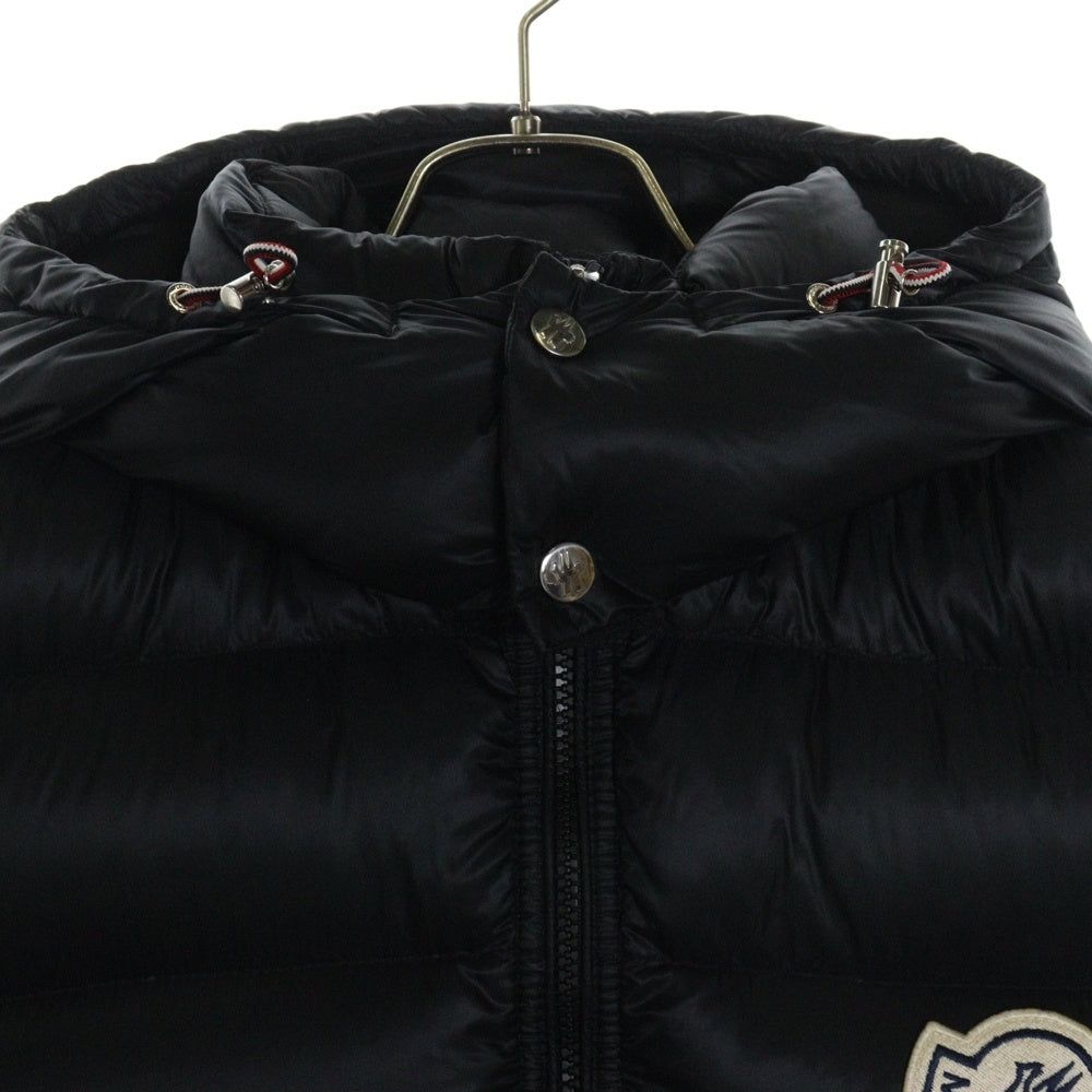 MONCLER(モンクレール) 18AW GERS ロゴワッペン フード付き ジレ ダウンベスト ジャケット ブラック D20914332949 53334