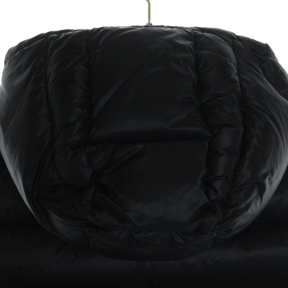 MONCLER(モンクレール) 18AW GERS ロゴワッペン フード付き ジレ ダウンベスト ジャケット ブラック D20914332949 53334
