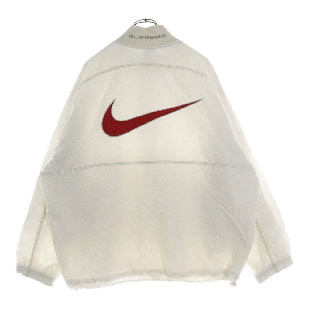 SUPREME(シュプリーム) 24SS Ripstop Pullover ナイキ リップストップ プルオーバー ジャケット ホワイト