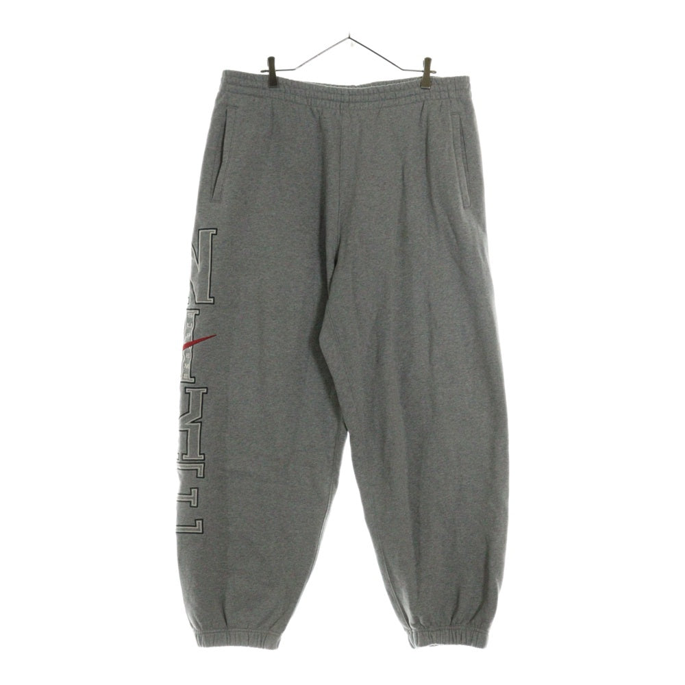 SUPREME(シュプリーム) 24SS ×NIKE Heavy weight Sweat pant ナイキ ヘビーウエイト スウェット パンツ グレー