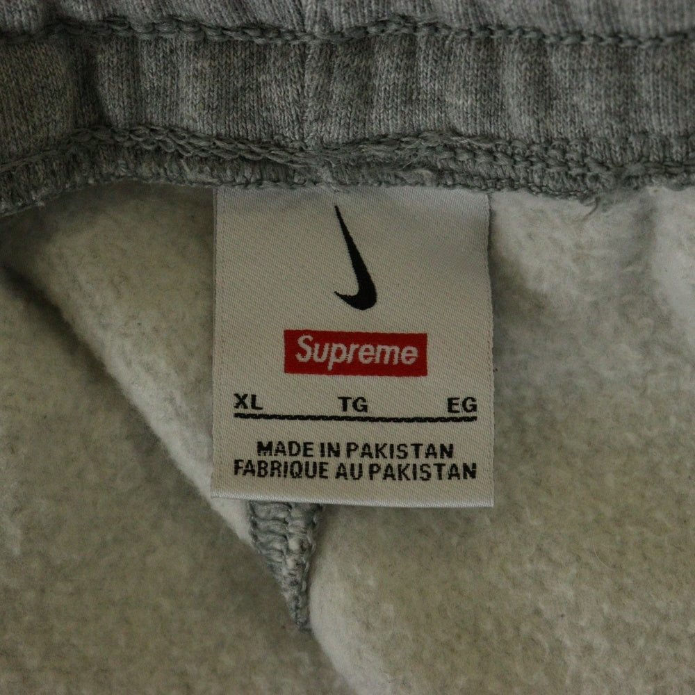 SUPREME(シュプリーム) 24SS ×NIKE Heavy weight Sweat pant ナイキ ヘビーウエイト スウェット パンツ グレー