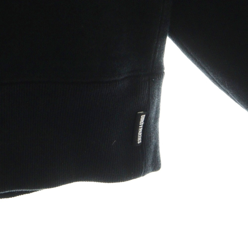 WACKO MARIA(ワコマリア) 23SS HEAVY WEIGHT CREW NECK SWEAT SHIRT フロントプリント クルーネック スウェットトレーナー ブラック