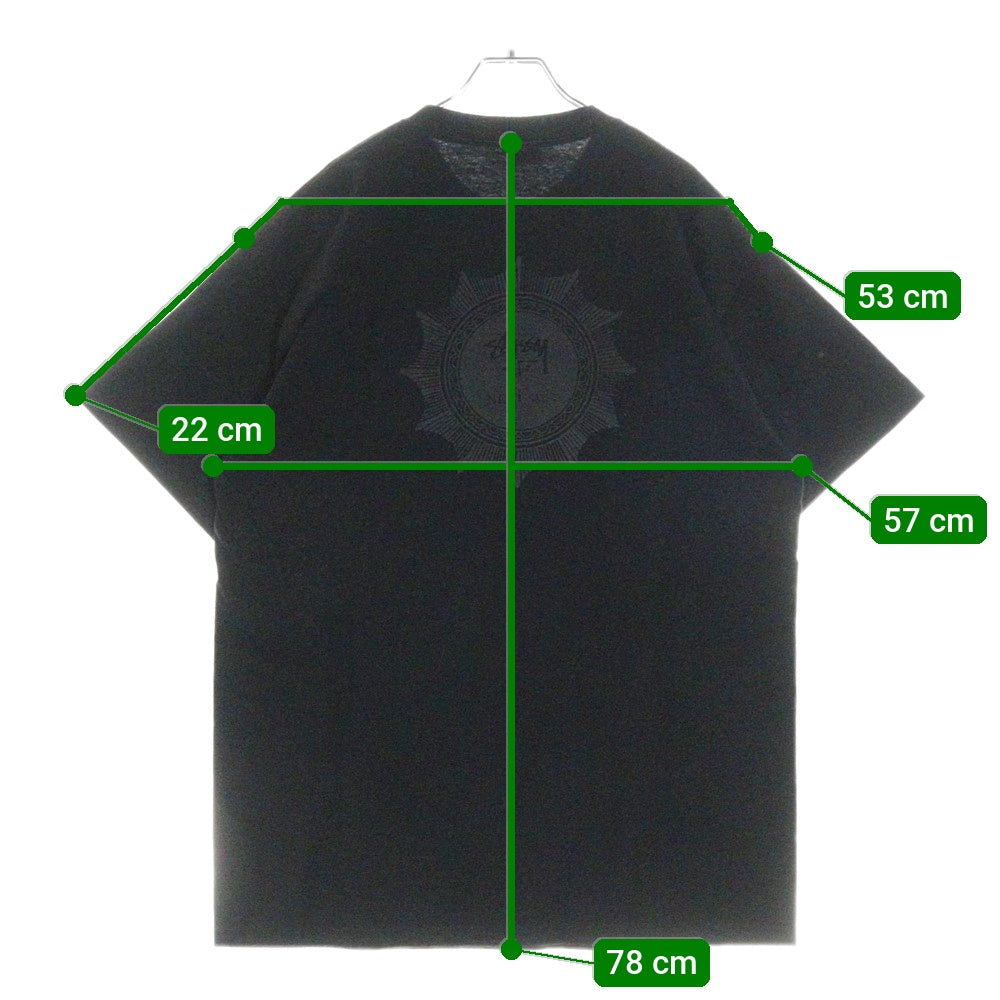 STUSSY(ステューシー) ×NEXUS7 ネクサスセブン メデューサプリント クルーネック 半袖Tシャツカットソー ブラック