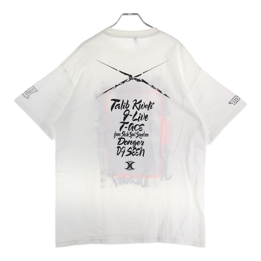NEXUS7(ネクサスセブン) 00s × Talib Kweli タリブクウェリ フォトプリント 半袖Tシャツ カットソー ホワイト