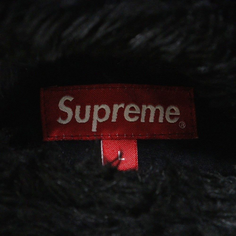 SUPREME(シュプリーム) 17AW Reversible Sherpa Work Parka リバーシブル シェルパ ワーク ジップアップパーカー フーディ ブラック