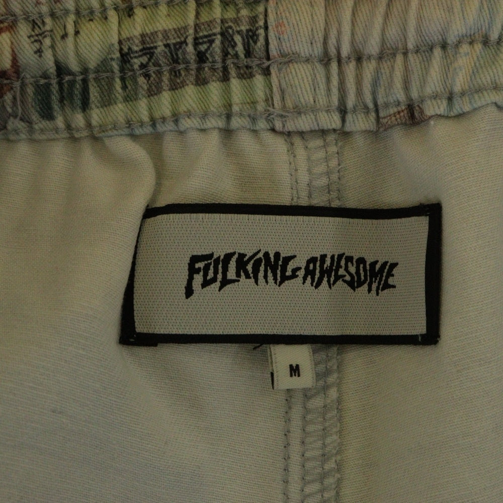 FULKING AWESOME(ファッキング オウサム) Saddam Money Short サダム ドル柄 マネーショーツ ハーフパンツ マルチ