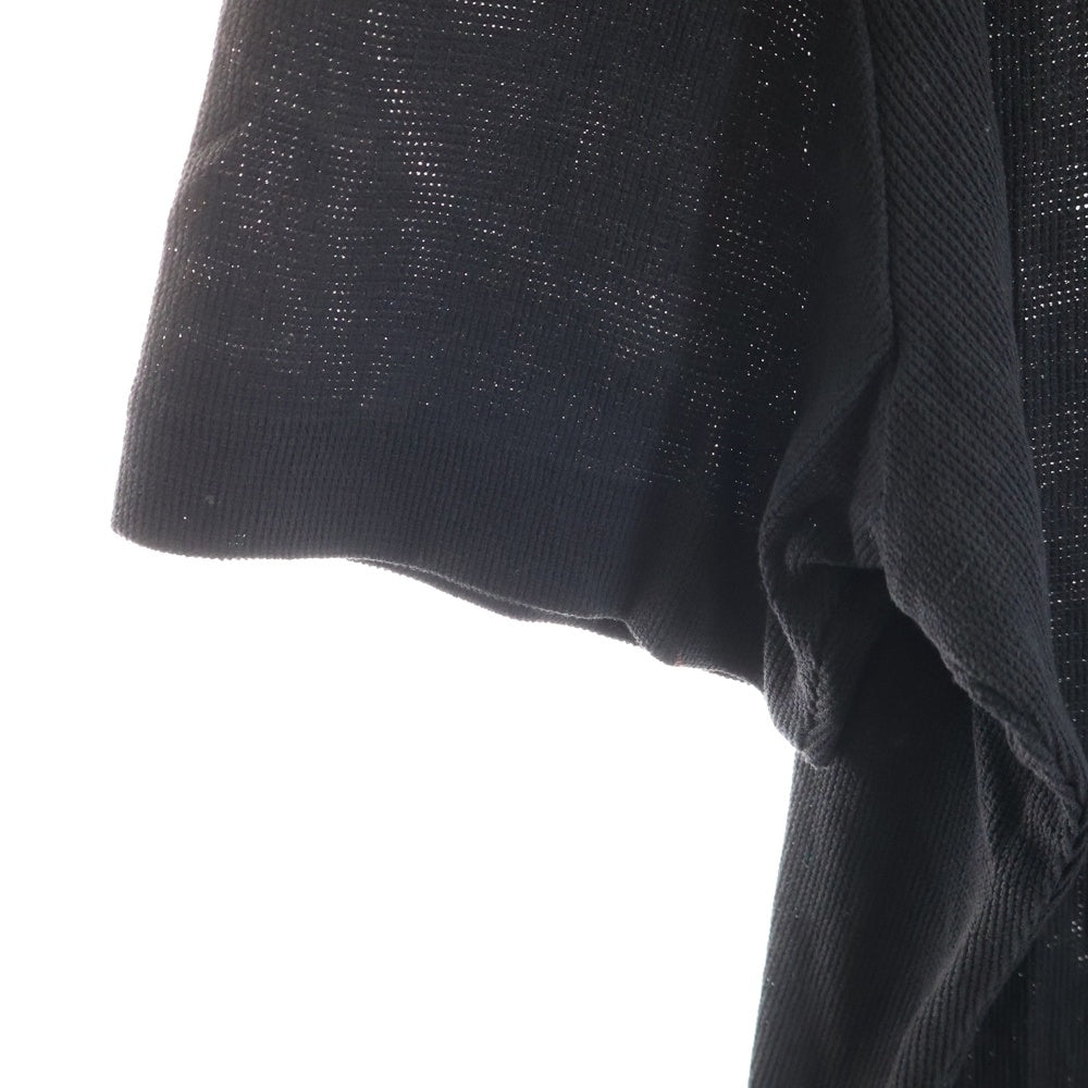 GUCCI(グッチ) コットン スキッパー 半袖ポロシャツ ブラック