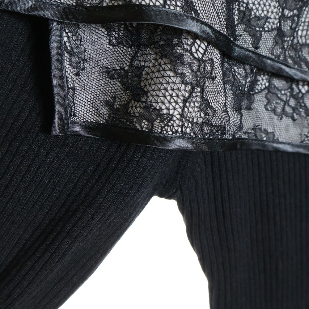 JILL by JILL STUART(ジル バイ ジルスチュアート) JILL by JILL STUART ケープカラーニットワンピース ブラック 125-3240041 レディース