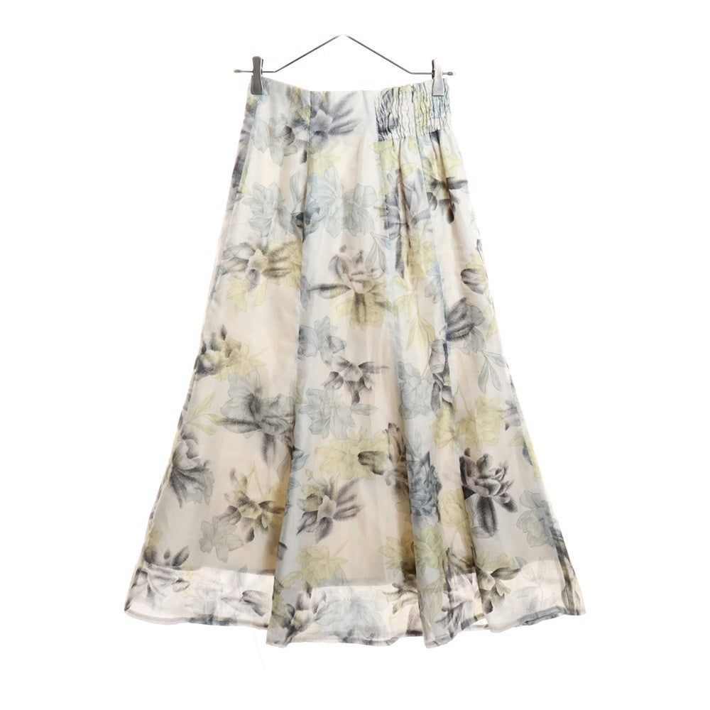 JILL by JILL STUART(ジル バイ ジルスチュアート) フロッキーフラワースカート ホワイト 125-2220043 レディース