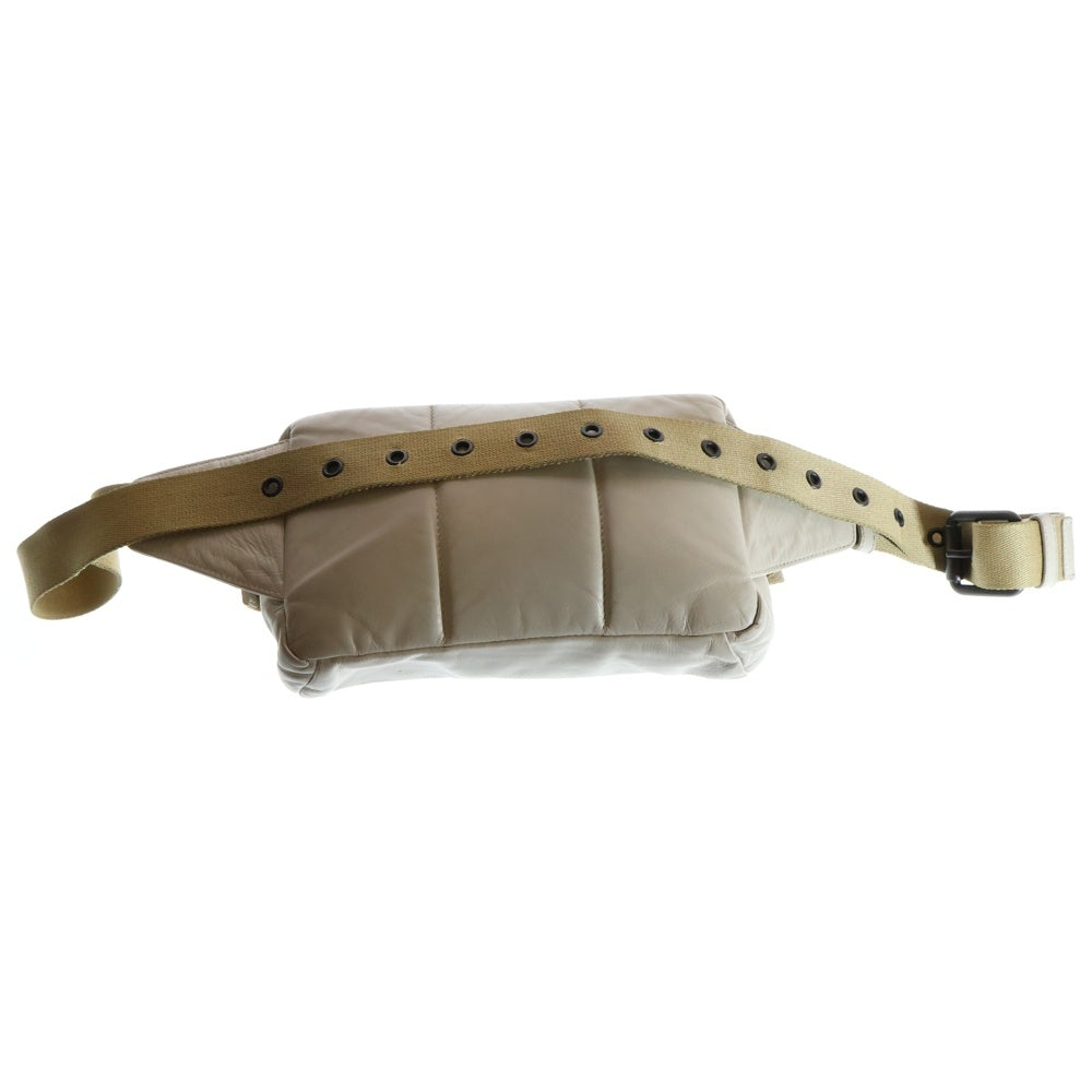 BOTTEGA VENETA(ボッテガヴェネタ) イントレチャート レザー ボディーバッグ アイボリー B03711166K