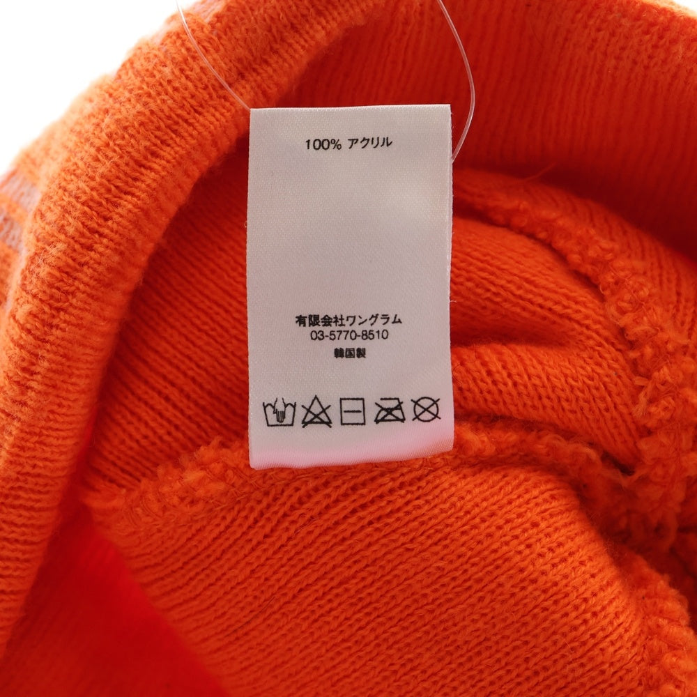 SUPREME(シュプリーム) 17AW Grid Logo Beanie グリッド ロゴ ビーニー ニットキャップ オレンジ