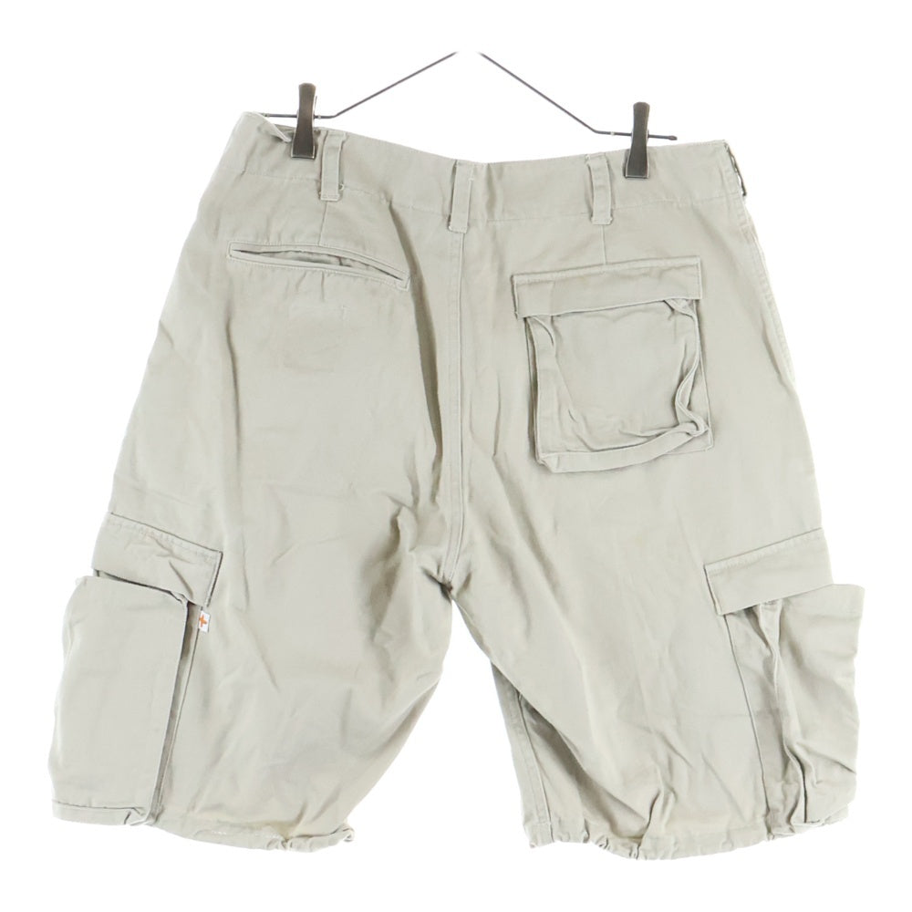 HEAD PORTER PLUS(ヘッド ポーター プラス) コットン カーゴ ハーフパンツ ベージュ