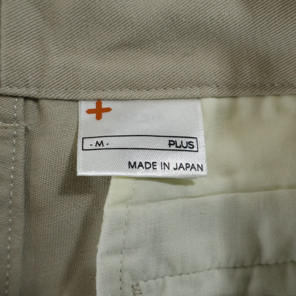 HEAD PORTER PLUS(ヘッド ポーター プラス) コットン カーゴ ハーフパンツ ベージュ