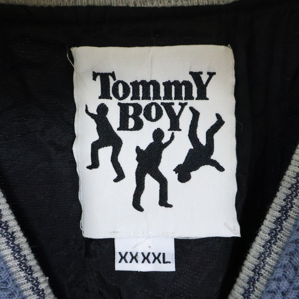 VINTAGE(ヴィンテージ) 90s TOMMY BOY V-NECK PULLOVER NYLON JACKET トミーボーイ Vネック ナイロン プルオーバー ブルー