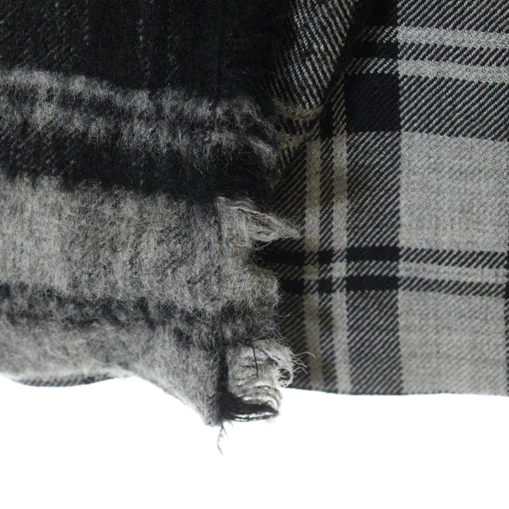 HYSTERIC GLAMOUR(ヒステリックグラマー) オニールオブダブリン タータンチェック ウール ロングスカート ラップスカート グレー レディース 01193AK01