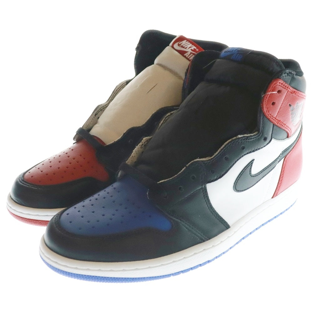 NIKE(ナイキ) AIR JORDAN 1 RETRO HIGH OG TOP 3 エアジョーダン1 トップ3 ハイカットスニーカー レッド/ブラック/ブルー US10/28cm 555088-026