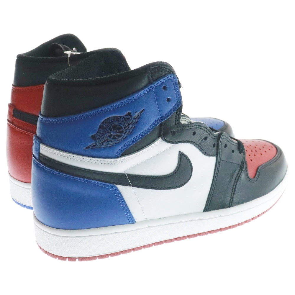 NIKE(ナイキ) AIR JORDAN 1 RETRO HIGH OG TOP 3 エアジョーダン1 トップ3 ハイカットスニーカー レッド/ブラック/ブルー US10/28cm 555088-026