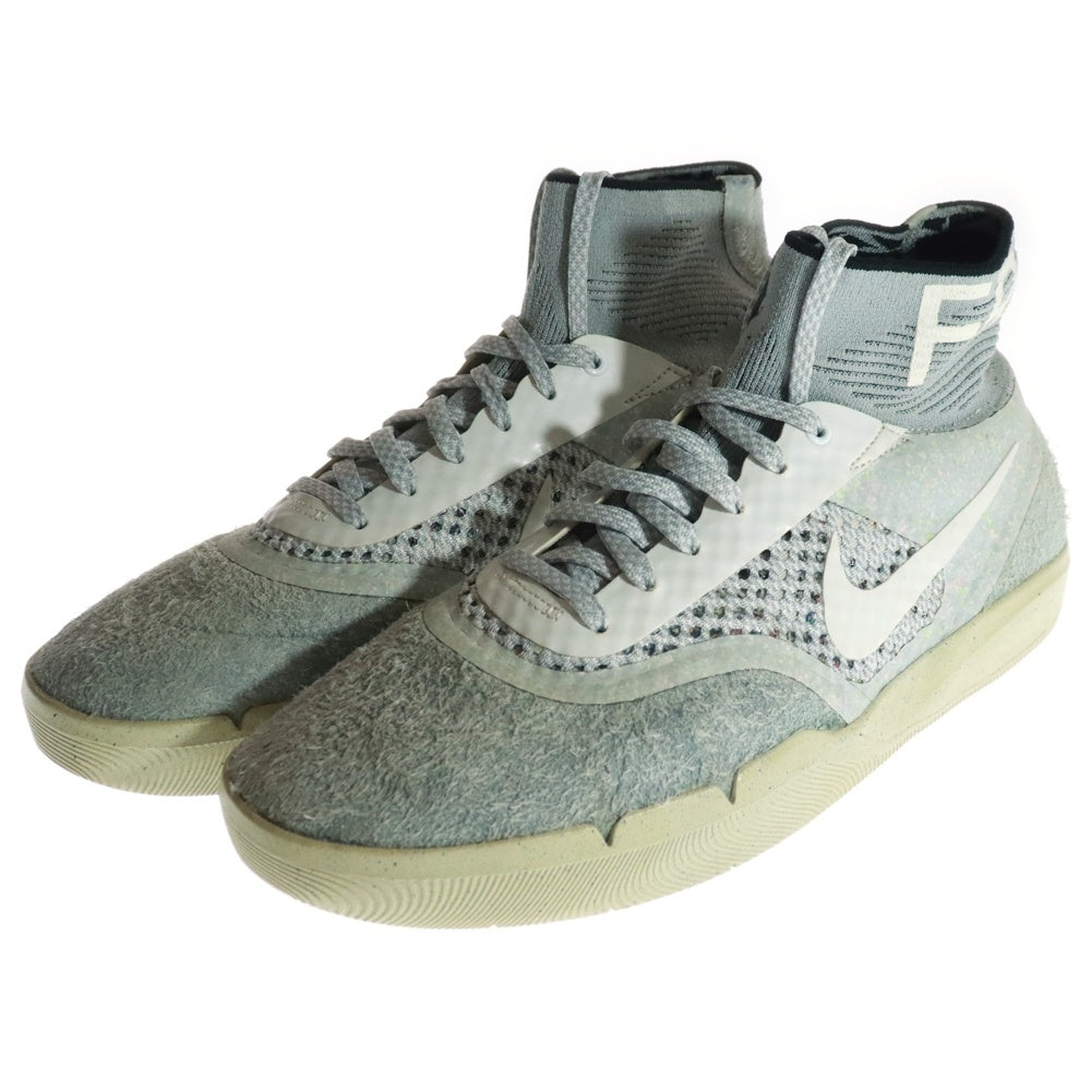 NIKE(ナイキ) × SOULLAND KOSTON 3 HYPERFEEL QS FRI.DAY ソウルランド コストン 3 ハイパーフィール ハイカットスニーカー グレー US9.5/27.5cm 865596-110
