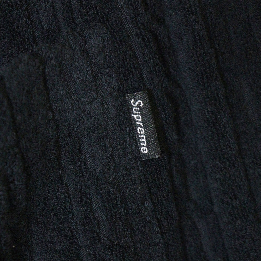 SUPREME(シュプリーム) 18SS Cable Knit Terry Short ケーブルニット テリー ショーツ ハーフパンツ ブラック