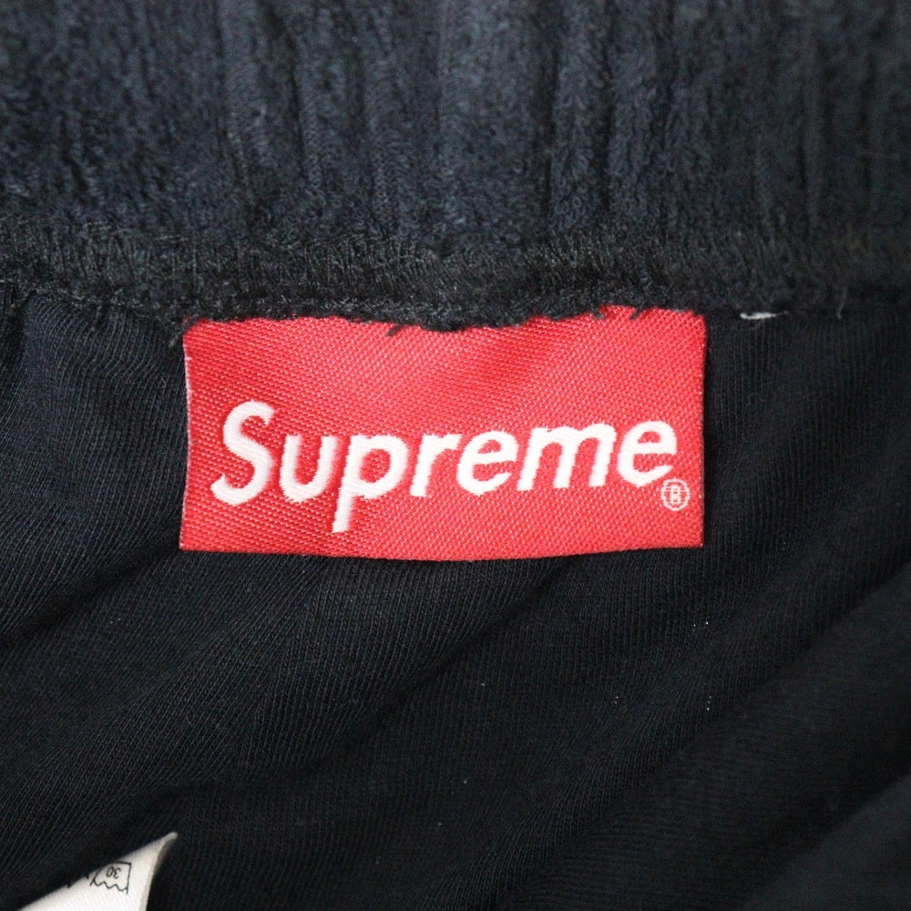 SUPREME(シュプリーム) 18SS Cable Knit Terry Short ケーブルニット テリー ショーツ ハーフパンツ ブラック