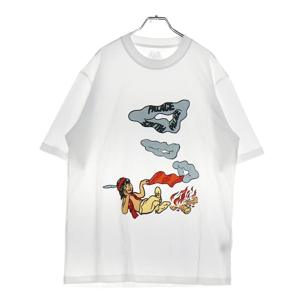 Palace Skateboards(パレススケートボーズ) SMOKE SIG T-SHIRT スモーク シグ フロントプリント 半袖Tシャツ カットソー ホワイト