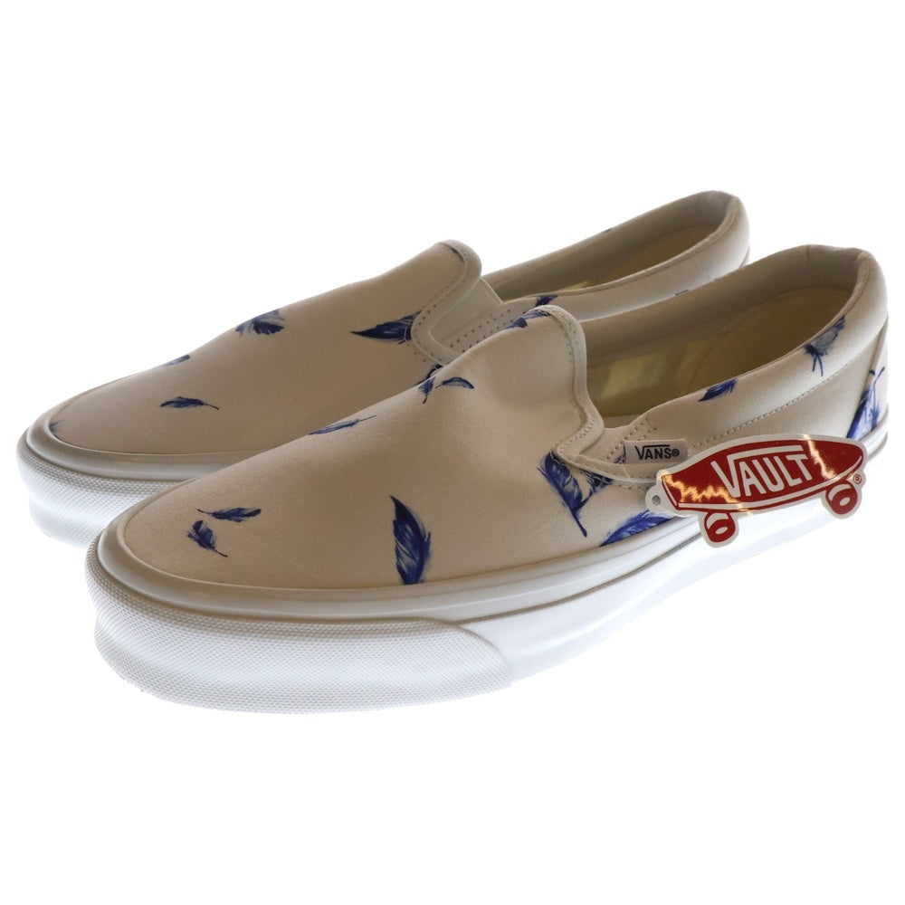 VANS(ヴァンズ) ×KITH 10th Vault OG Classic Slip-On LX Feathers キス 10周年記念 ボルト クラシック スリッポン LX フェザーズ ローカットスニーカー US10/28cm VN0A45JK6BW