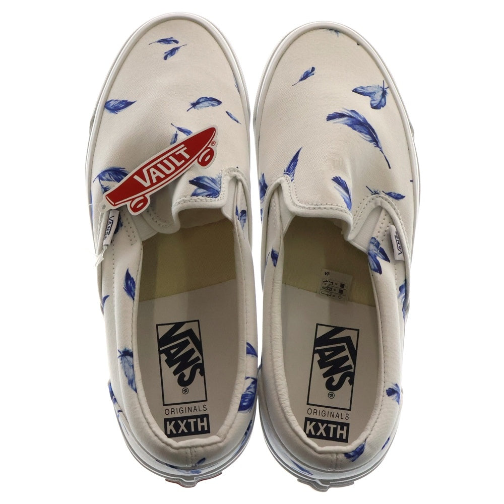 VANS(ヴァンズ) ×KITH 10th Vault OG Classic Slip-On LX Feathers キス 10周年記念 ボルト クラシック スリッポン LX フェザーズ ローカットスニーカー US10/28cm VN0A45JK6BW