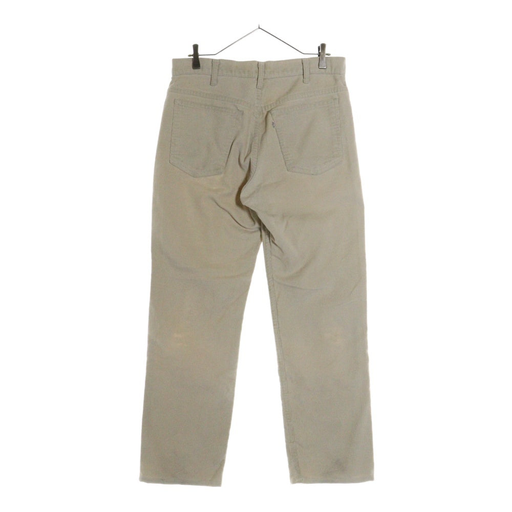 Levi's(リーバイス) 70s VINTAGE TALON 42ジップ ジッパーフライ コーデュロイ デニムパンツ ジーンズ ベージュ