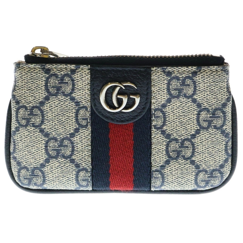 GUCCI(グッチ) オフィディア GGスプリーム コインケース 小銭入れ ネイビー 671722