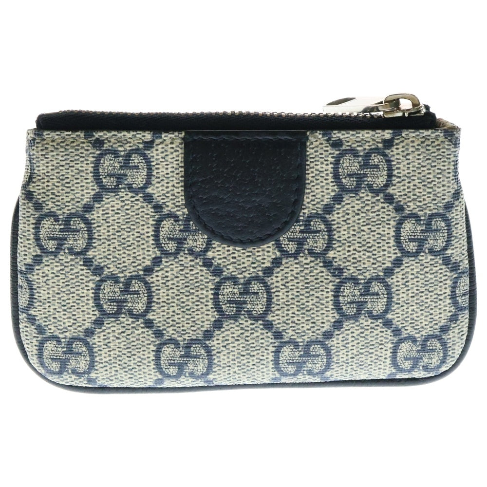 GUCCI(グッチ) オフィディア GGスプリーム コインケース 小銭入れ ネイビー 671722