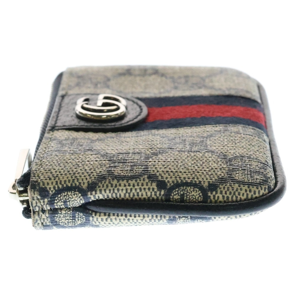 GUCCI(グッチ) オフィディア GGスプリーム コインケース 小銭入れ ネイビー 671722