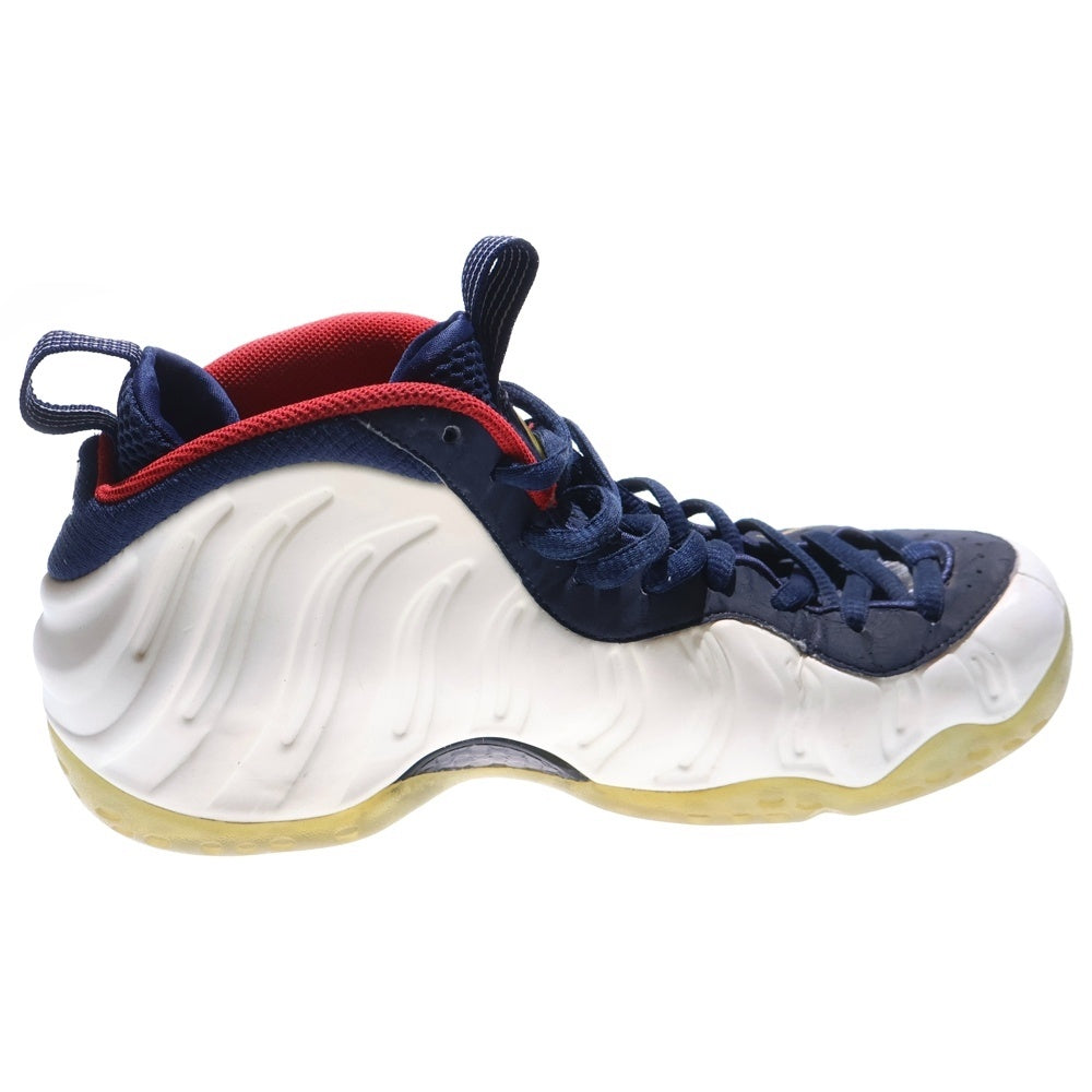 NIKE(ナイキ) AIR FOAMPOSITE ONE PRM OLYMPIC エア フォームポジット ワン プレミアム オリンピック ハイカットスニーカー ホワイト US9/27 575420-400