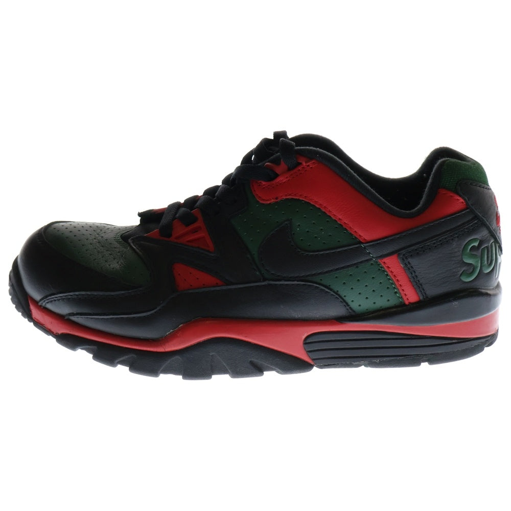NIKE(ナイキ) ×SUPREME AIR CROSS TRAINER 2 LOW シュプリーム エアクロストレーナー2 ローカットスニーカー ブラック/グリーン/レッド US10/28cm CJ5291-001