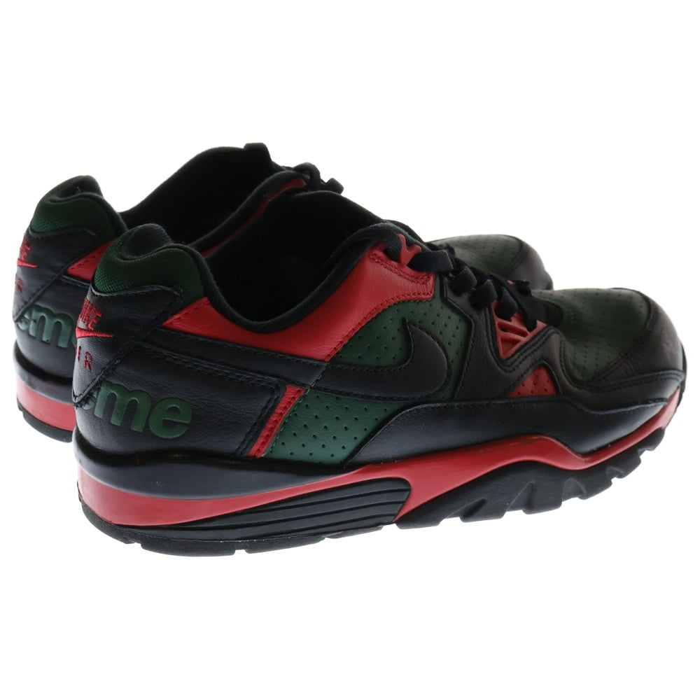 NIKE(ナイキ) ×SUPREME AIR CROSS TRAINER 2 LOW シュプリーム エアクロストレーナー2 ローカットスニーカー ブラック/グリーン/レッド US10/28cm CJ5291-001